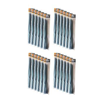 24x 15pc Tool Masters Heavy Duty Electrical Cable Ties 400 x 7.6mm Assorted