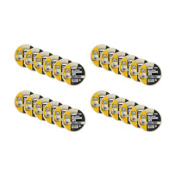 24PK Tool Masters Multi-Purpose Adhesive Packaging Tape Roll 48mm x 200m Clear