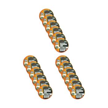 18PK Tool Masters Multi-Purpose Adhesive Packaging Tape Roll 48mm x 50m Clear