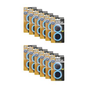 12x 2pc Tool Masters Multi-Purpse Sealing Tape Rolls 12mm x 8m Blue