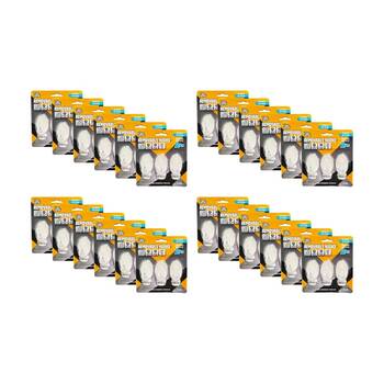 24x 3pc Tool Masters Removeable Oval Hooks Set Holds 2kg 53x33mm Clear