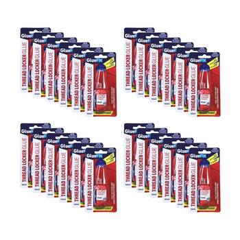 24PK GlueFix High Strength Fast Setting Sealing Thread Locker Glue Tube 10ml