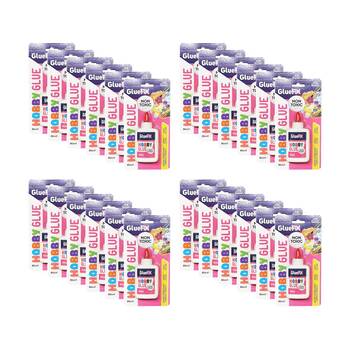 24PK GlueFix Quick-Drying Non-Toxic Hobby Glue Bottle 80ml