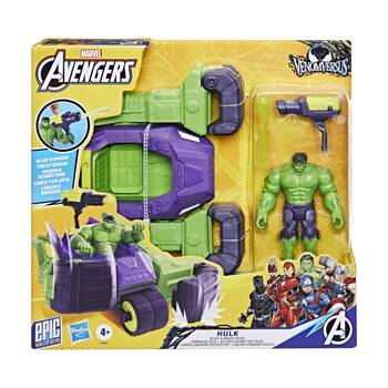 Avengers Hulk Blast 'N' Smash Truck Superhero Kids Action Figure Play Toy 4 Inch