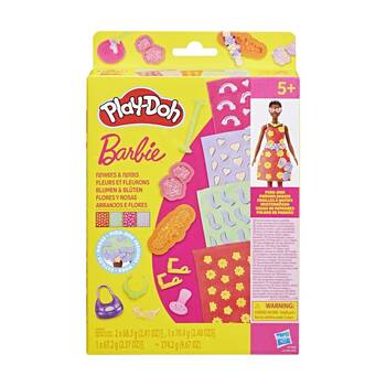 Playdoh Barbie Designer Patterns Modeling Compound Kids Toy Multicolour Assorted