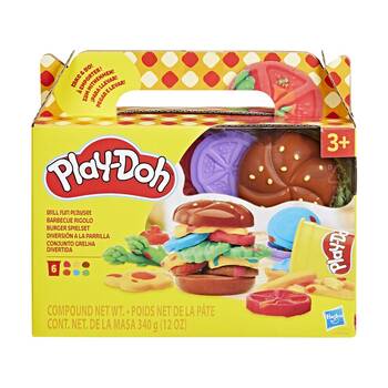 Playdoh Grill Fun Modeling Compound Kids Toy Pretend Playset Multicolour