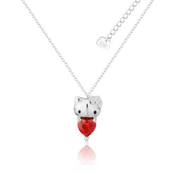 Couture Kingdom Hello Kitty July Necklace Silver White Gold Plated 5y+