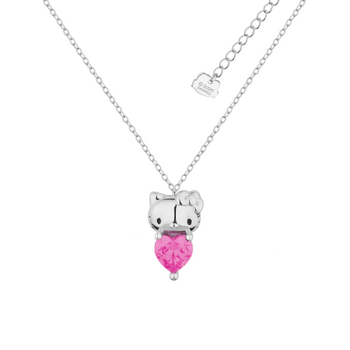 Couture Kingdom Hello Kitty October Necklace Silver White Gold Plated 5y+