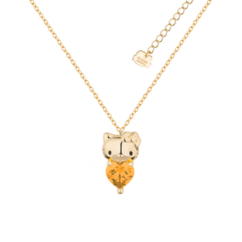 Couture Kingdom Hello Kitty November Necklace Gold Plated Brass 5y+