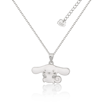 Couture Kingdom Cinnamoroll Enamel Necklace Silver White Gold Plated 5y+