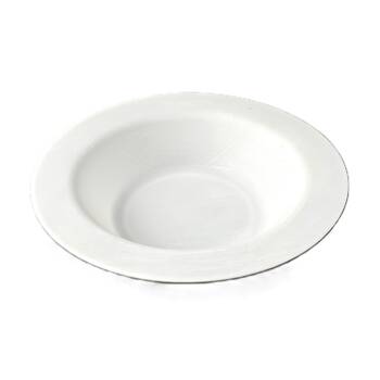 12x 10pc Partyware Deluxe Reusable Bowls Set Tableware 180mm White