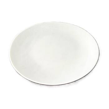24x 10pc Partyware Deluxe Reusable Dinner Plates Set 230mm White