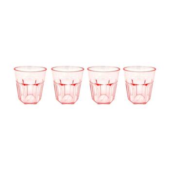 12x 4pc Partyware Reusable Drinking Tumbler Cup Set 270ml Assorted
