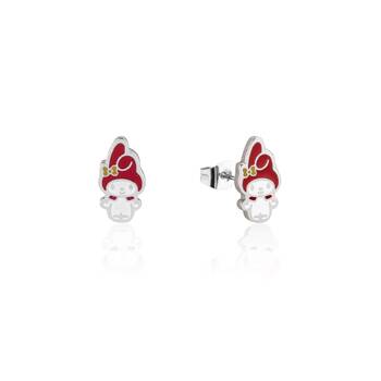 Couture Kingdom My Melody Full Body Stud Earrings Silver Stainless Steel 5y+