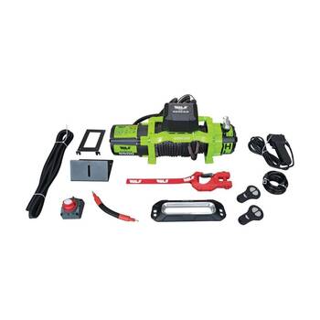 Hulk 4X4 Genesis Series 9500lb Synthetic Rope Offroad Winch