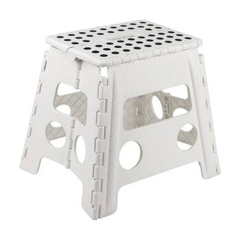 Braz Foldable Tall Step Stool Accessory 28x21x32cm Multi Colour Assorted