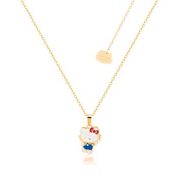 Couture Kingdom Hello Kitty Full Body Necklace Gold Stainless Steel 5y+