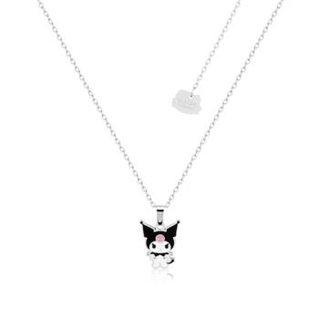 Couture Kingdom Kuromi Necklace Silver Stainless Steel Enamel 5y+