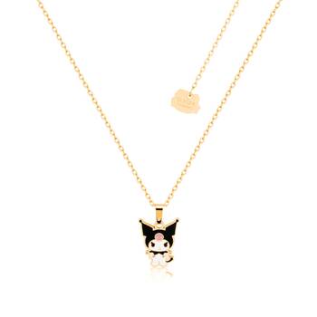 Couture Kingdom Kuromi Necklace Gold Stainless Steel Enamel 5y+