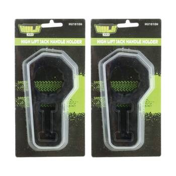 2PK Hulk 4X4 High Lift Jack Handle Holder For Secure Fit With HU1010