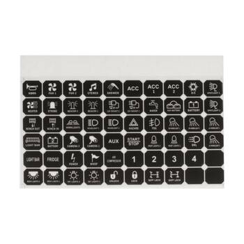 60pc Hulk 4X4 Decal Sticker Sheet Set Suits Smart 8 Switch Panel
