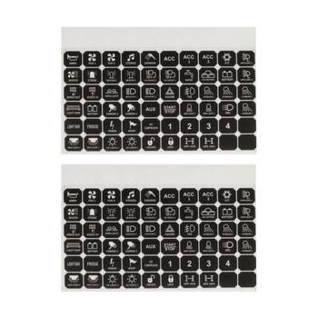 2PK 60pc Hulk 4X4 Decal Sticker Sheet Set Suits Smart 8 Switch Panel