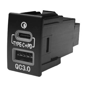 Hulk 4X4 OE Style Push Switch Dual USB Charger Port Holden Isuzu