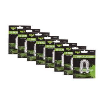 8PK Hulk 4X4 D Shackle 10mm 1,000kg Heavy Duty Load Rated Secure Connection