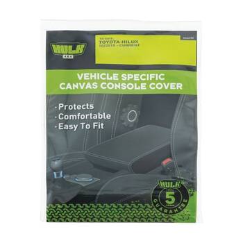 Hulk 4X4 Canvas Console Cover Suits Toyota Hilux GUN Series
