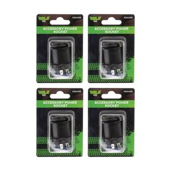 4PK Hulk 4X4 Accessory Power Socket 12-24V With Blue LED Illumination 29mm