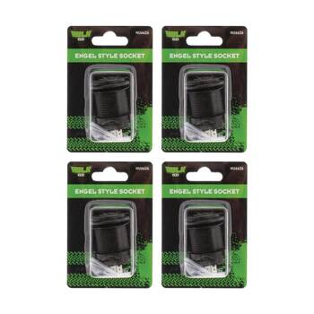 4PK Hulk 4X4 12-24V 20A Engel Style Socket With Protective Rubber Cap