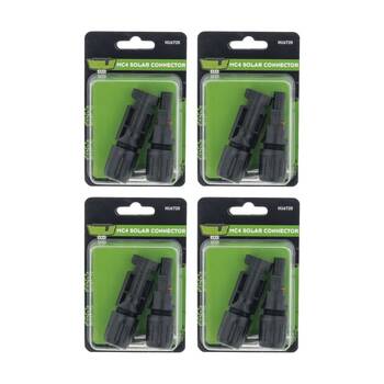 4PK Hulk 4X4 Male & Female MC4 Solar PV Panel Cable Connectors