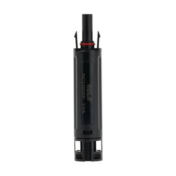 Hulk 4X4 10A Fused MC4 Solar Panel Cable Connector Black