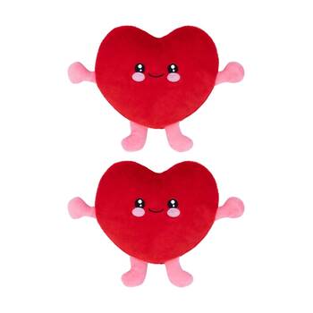 2PK Toasty Hugs Quotes Hugo Heart Plush Heatable Coolable Microwave Safe