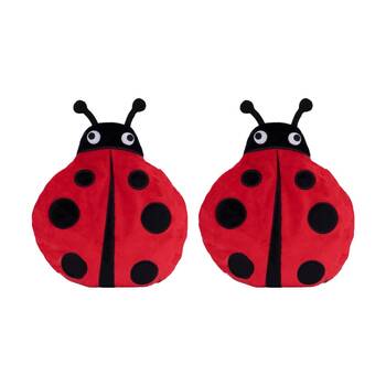 2PK Toasty Hugs Lydia Ladybug Neck Wrap Heatable Coolable Microwave Plush