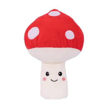 Toasty Hugs Maxie Mushroom Flat Plush Heatable Coolable Microwave Safe
