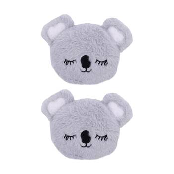 2PK Toasty Hugs Kimmi Koala Hand Warmer Heat Pack Grey 10x10x2cm