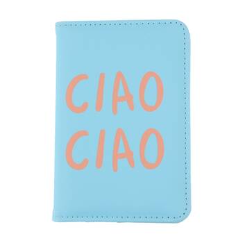 iPack Ciao Passport Holder RFID Protection Travel Blue 14.1x9.5cm