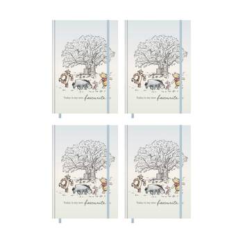 4PK Disney Winnie the Pooh 2026 Planner Yearly Diary Notebook A5 21x16cm