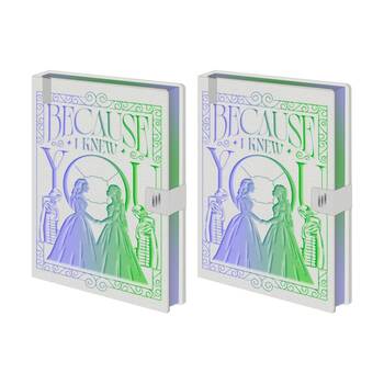 2PK Wicked 2 Because I Knew Premium Notebook W/ Inner Compartment A5 21x16cm