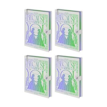 4PK Wicked 2 Because I Knew Premium Notebook W/ Inner Compartment A5 21x16cm