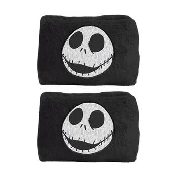 2PK Disney Nightmare Before Christmas Jack Plush Pencil Case Black & White