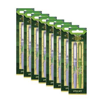 8x 2pc Wicked Elphaba and Glinda Premium Ballpoint Pen Set Click Top
