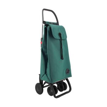 Rolser I-Max MF Swivel 4 Wheel Foldable 43L Shopping Trolley Aquamarine