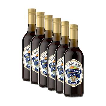 6PK Isabella's Heritage Cola Flavoured Concentrated Cordial Bottle 700ml