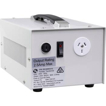 Tortech 600Va Isolation Transformer Mains Electrostatic Screen Power Supply