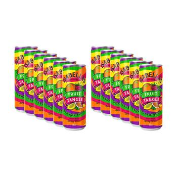12PK Isabella's Fruit Tangle Flavoured Classic Soda Can Soft Drink 355ml