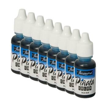 8PK Jacquard Pinata Colours 14ml Acrylic Paint Art/Craft - Baja Blue