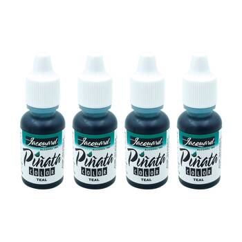 4PK Jacquard Pinata Colours 14ml Acrylic Paint Art/Craft - Teal