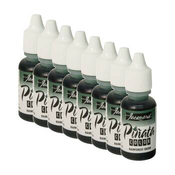 8PK Jacquard Pinata Colours 14ml Acrylic Paint Art/Craft - Rainforest Green